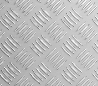 Tôle d'aluminium damier