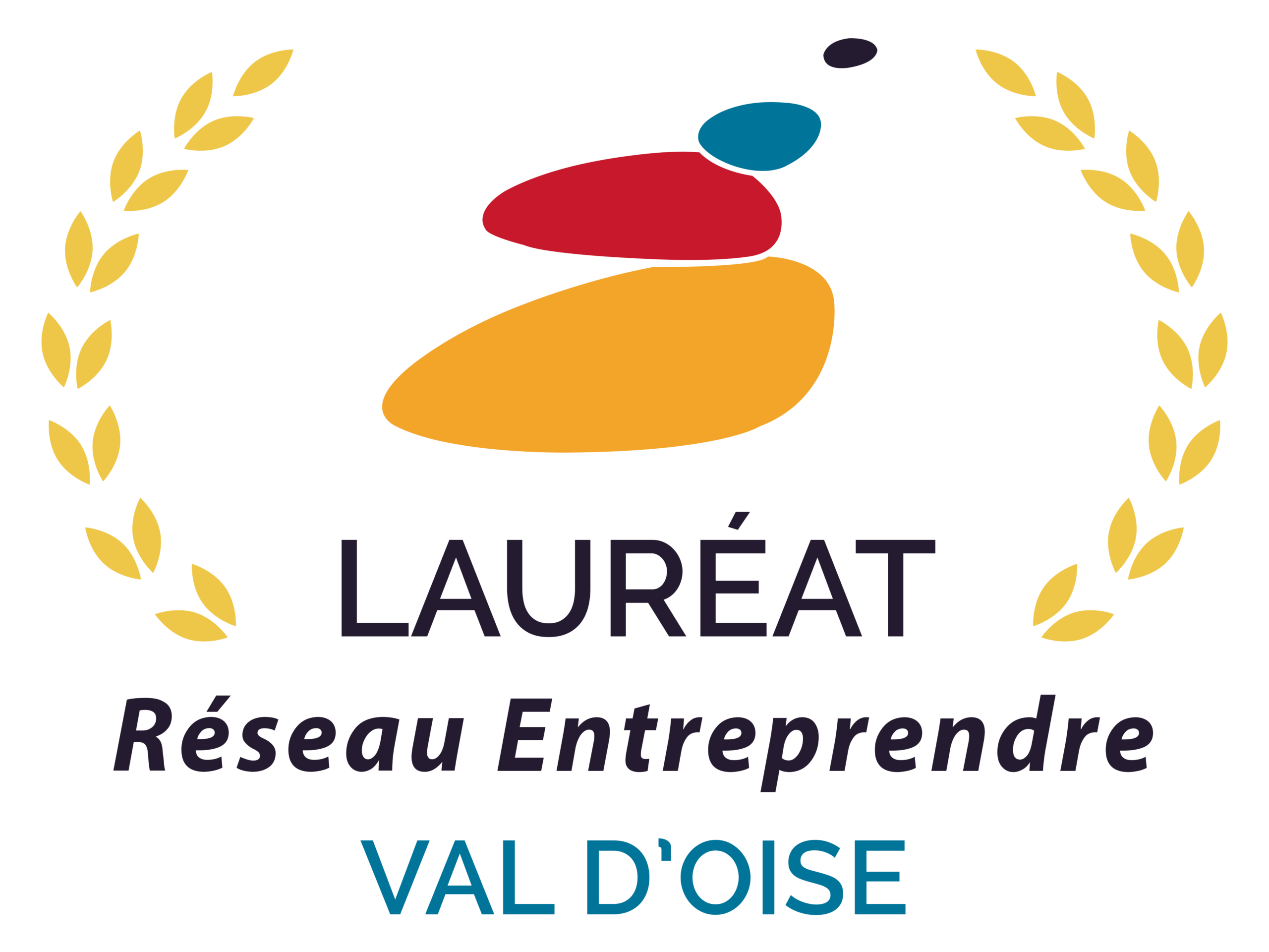 Logo Lauréat Réseau Entreprendre Val d'Oise